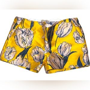 Hucklebones London Girls Shorts 8 Yellow Floral